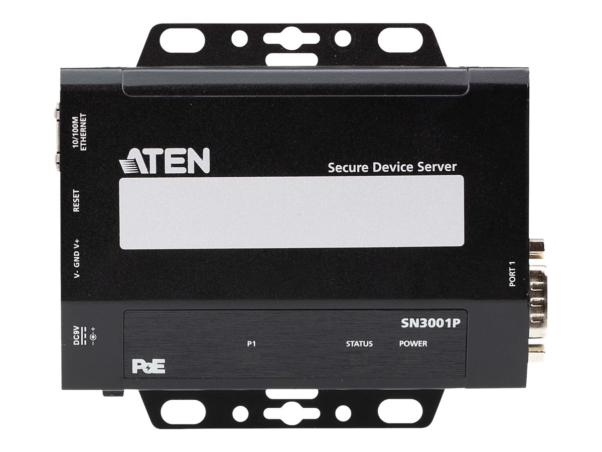 ATEN SN3001P 1-Port RS-232 Secure Device Server PoE