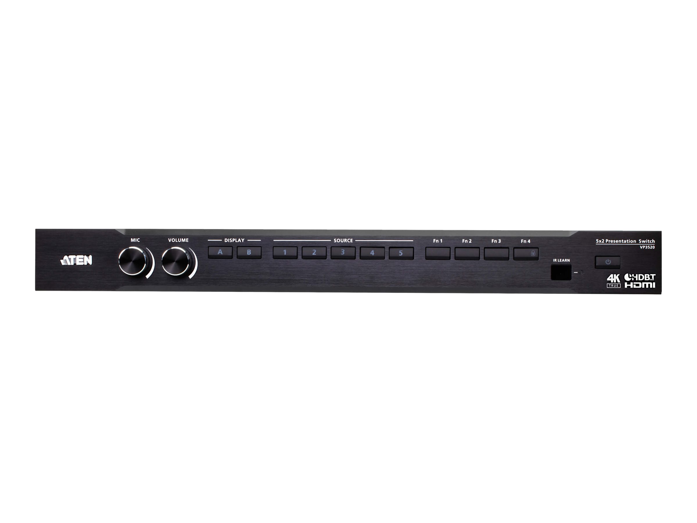 ATEN VP3520 5 x 2 True 4K Seamless Präsentation Matrix Switch