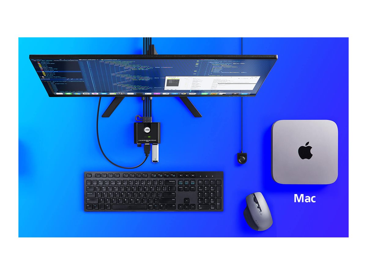 ATEN CS22HF USB FHD HDMI Kabel Switch 2-Port