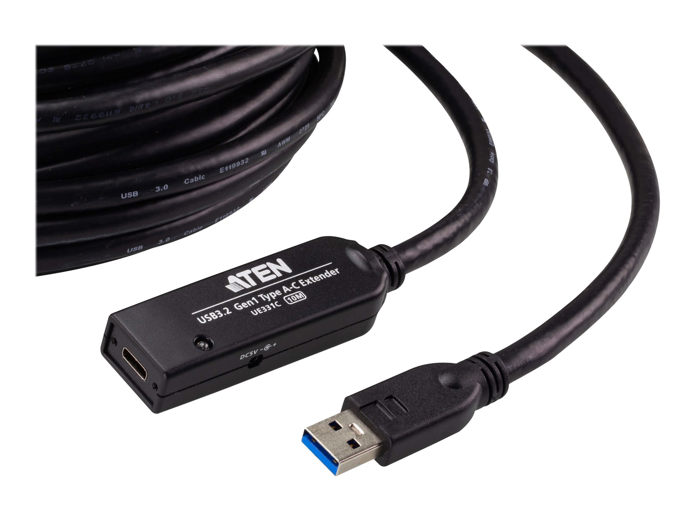ATEN UE331C USB-A 3.2 Gen1zu USB-C Extender Kabel 10m