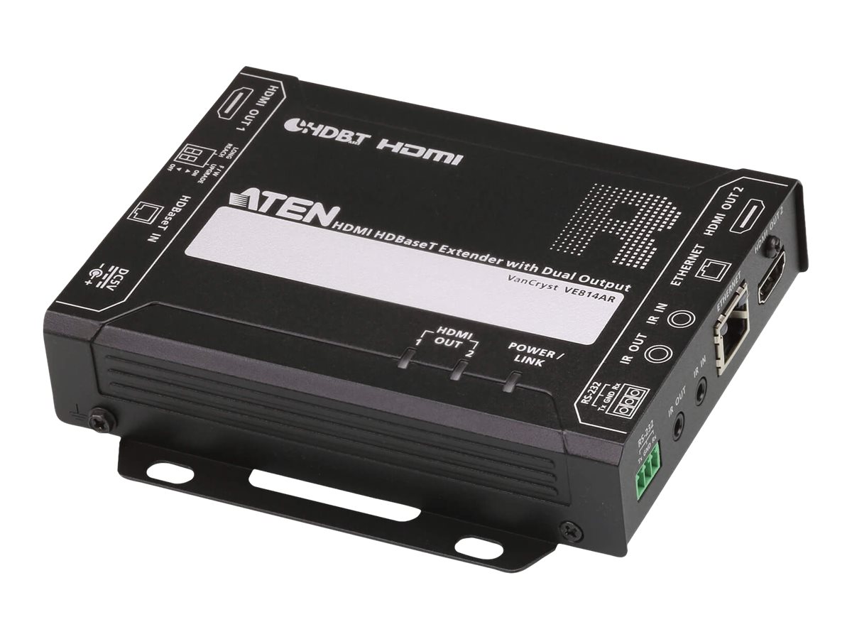 ATEN VE814AR HDMI HDBaseT Empfänger mit zwei Ausgängen (4K bei 100 m)
