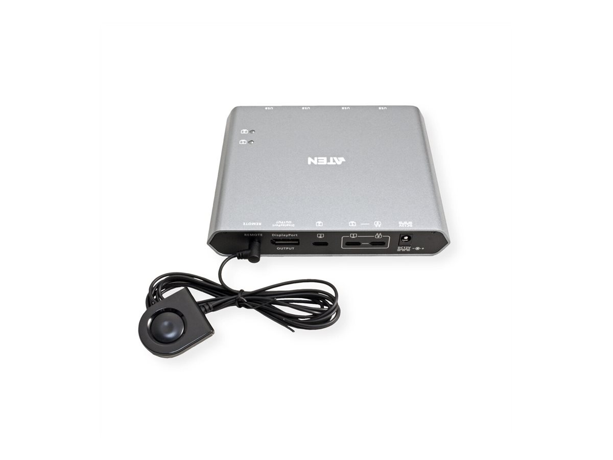 ATEN US3311 2-Port USB-C 4K DisplayPort KVM Dock