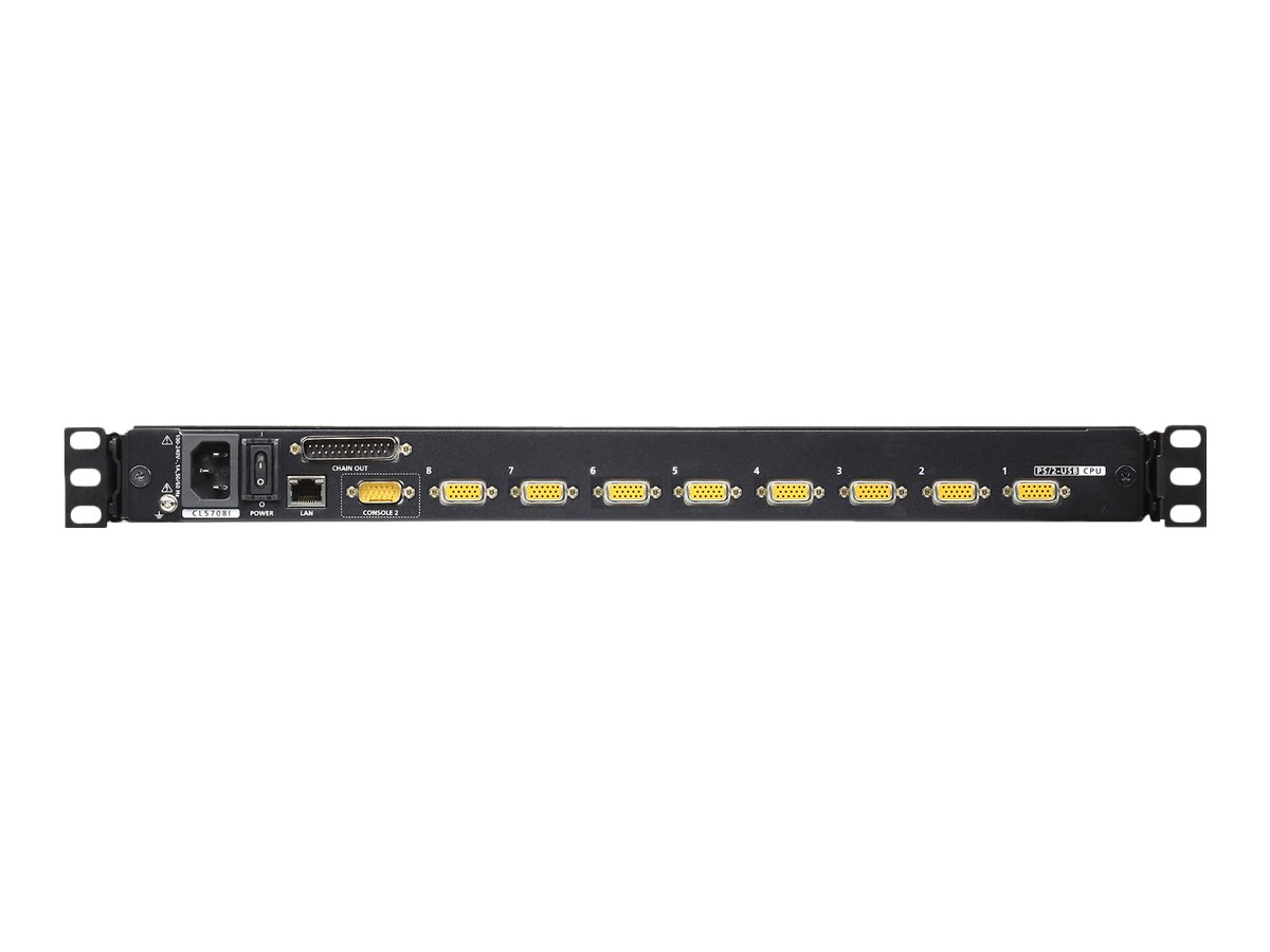 ATEN CL5708iM LCD KVM Switch Over IP, USB-PS/2,VGA, 8-Ports, FR-Layout