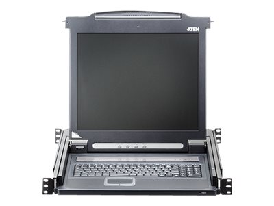ATEN CL1000M KVM-Konsole, 43cm LCD, VGA, PS/2, DE-Layout