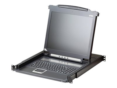 ATEN CL1000M KVM-Konsole, 43cm LCD, VGA, PS/2, DE-Layout