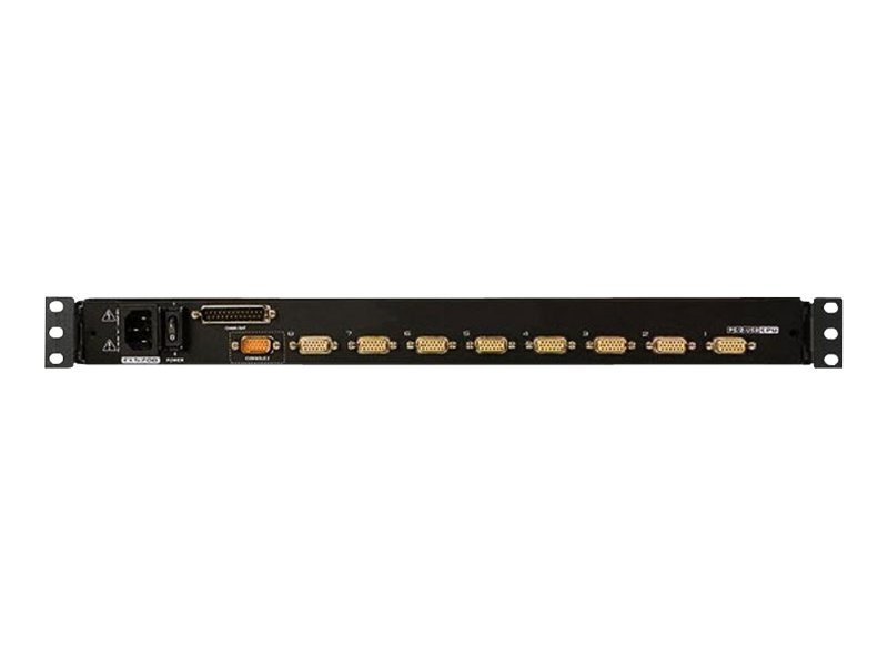 ATEN CL5708M 43cm LCD KVM Switch, USB-PS/2,VGA, 8 Port, DE-Layout