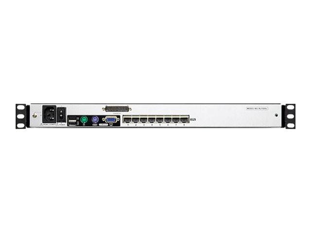 ATEN KL1508AN KVM-Switch, 48cm TFT, VGA, PS/2-USB über Kat 5, 8 Port, DE-Layout