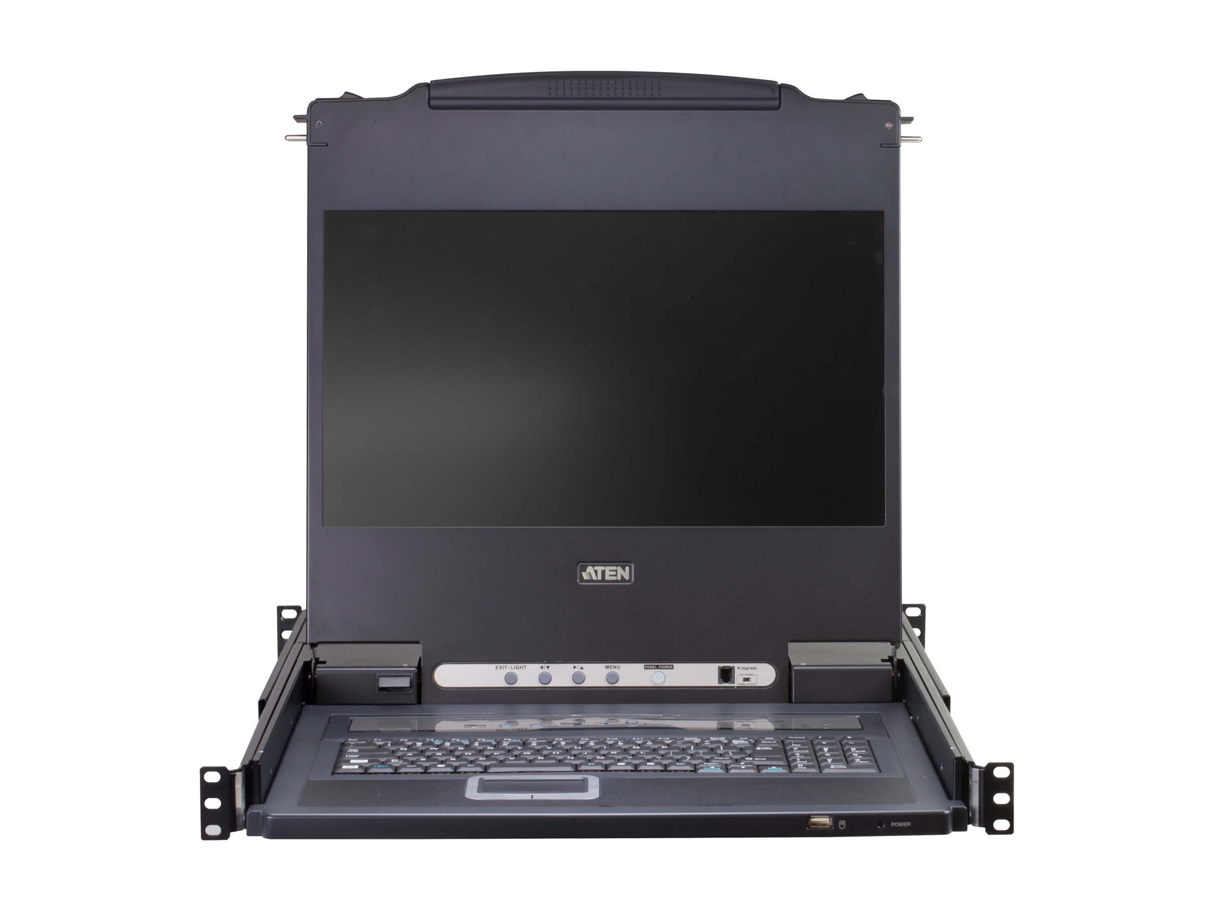 ATEN CL5716MW 43cm wide LCD KVM Switch, USB-PS/2,VGA, 16 Port, UK-Layout