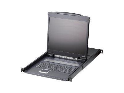 ATEN CL1316N KVM-Switch, 48cm TFT, VGA, PS/2-USB, 16 Port, UK-Layout
