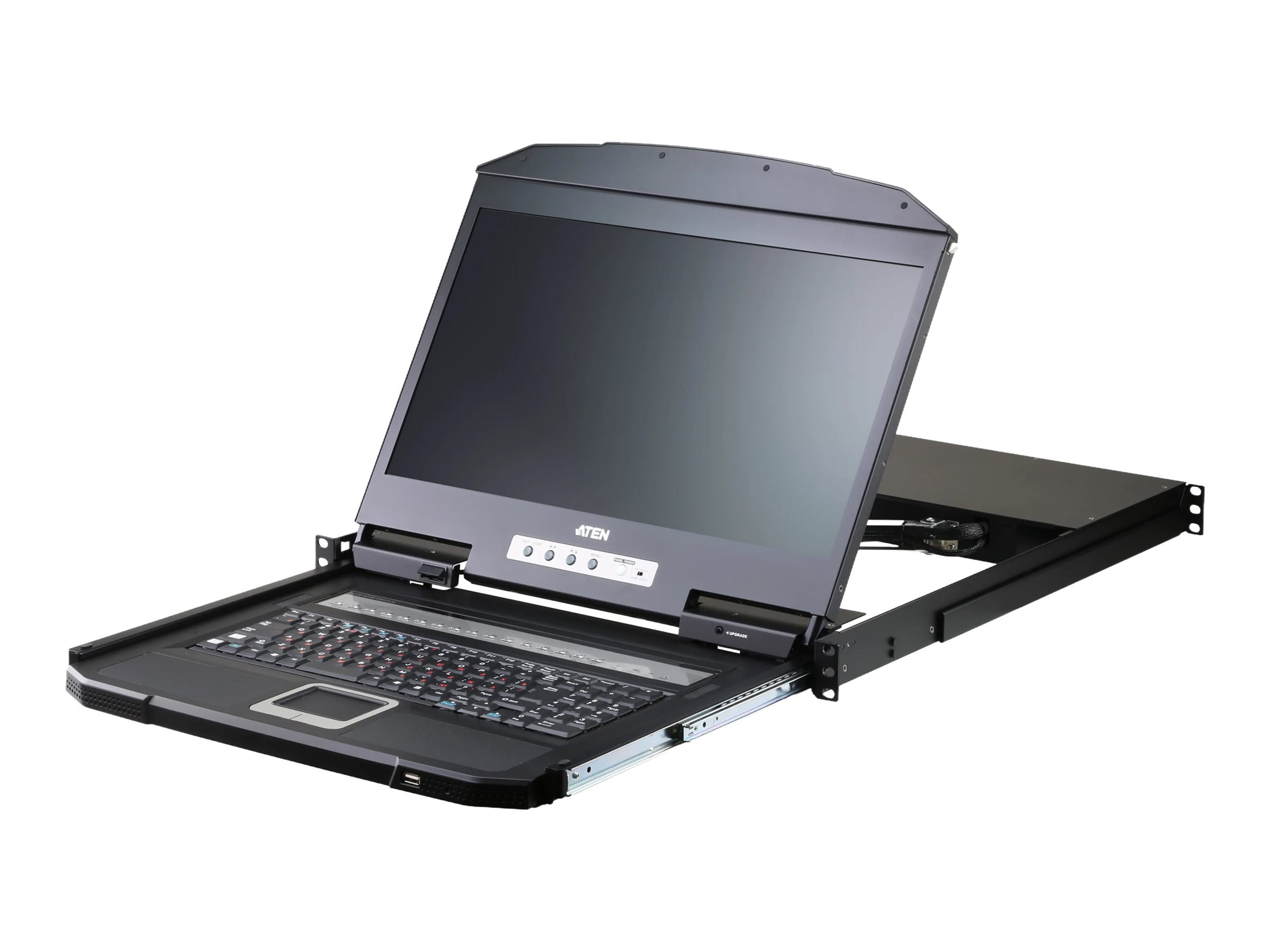 ATEN CL3116NX KVM-Switch, 18,5Zoll TFT, VGA, PS/2-USB, 16 Port, UK-Layout