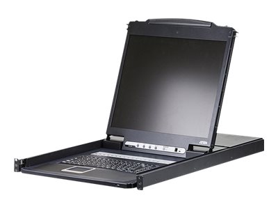 ATEN CL1316N KVM-Switch, 48cm TFT, VGA, PS/2-USB, 16 Port, US-Layout