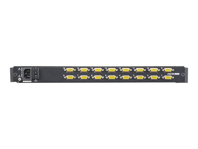 ATEN CL1316N KVM-Switch, 48cm TFT, VGA, PS/2-USB, 16 Port, US-Layout
