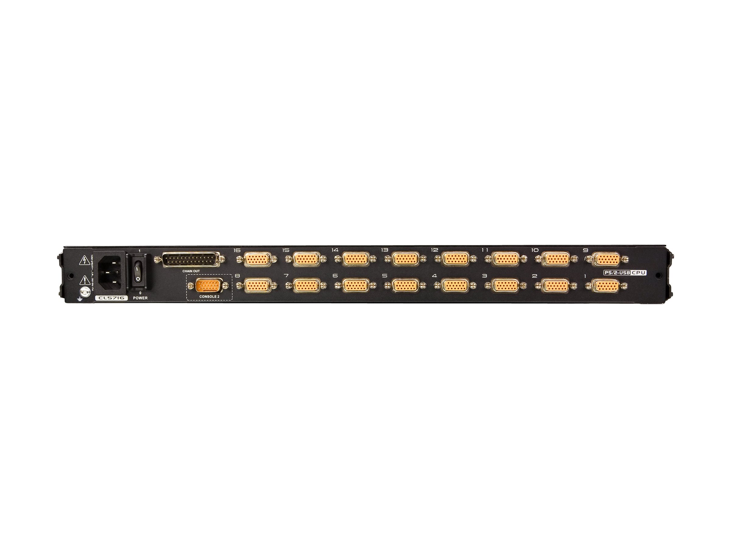 ATEN CL5716N LCD KVM Switch, USB-PS/2, VGA, US-Layout