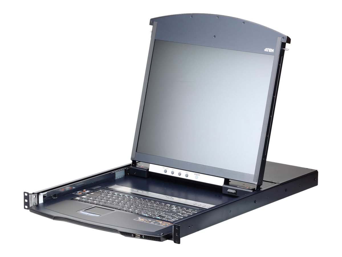 ATEN KL1108VN 48cm LCD IP-KVM 8-Port, US-Layout