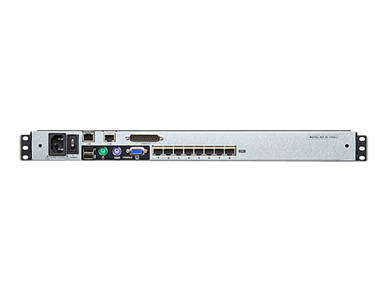 ATEN KL1508AiM KVM Over IP Switch, 8 Port, 43cm LCD, VGA, PS/2-USB, CH-Layout