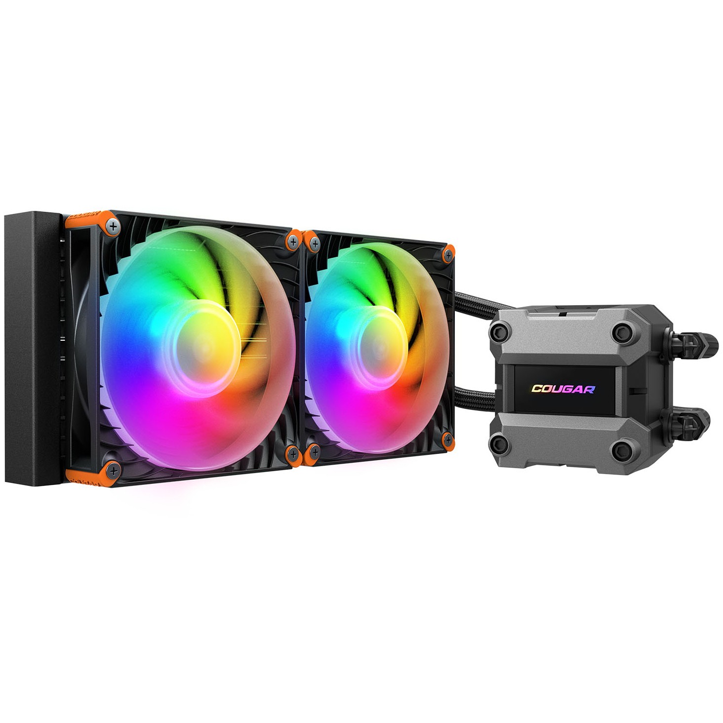 COUGAR CPU Wasserkühlung Poseidon Ultra 240, ARGB, Schwarz