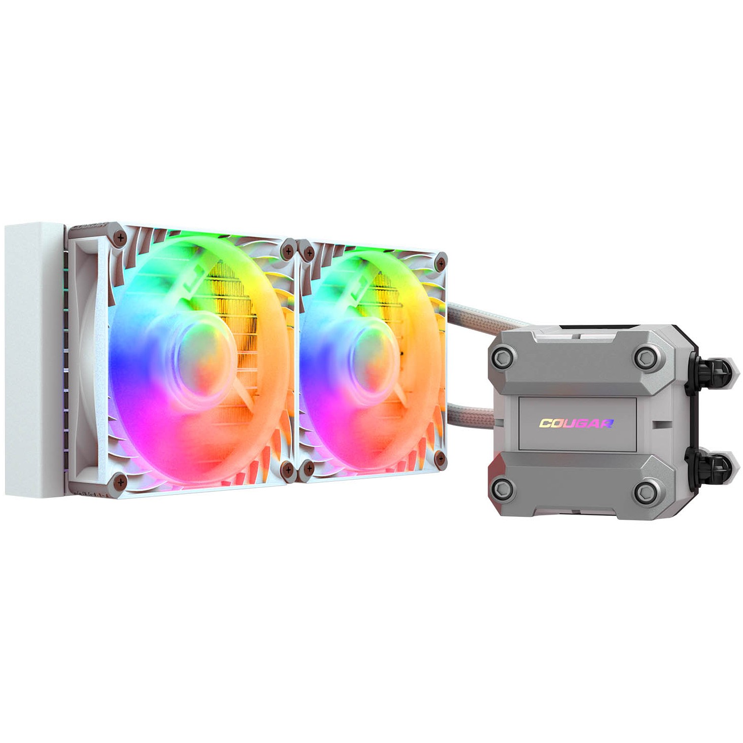 COUGAR CPU Wasserkühlung Poseidon Ultra 240, ARGB, Weiß