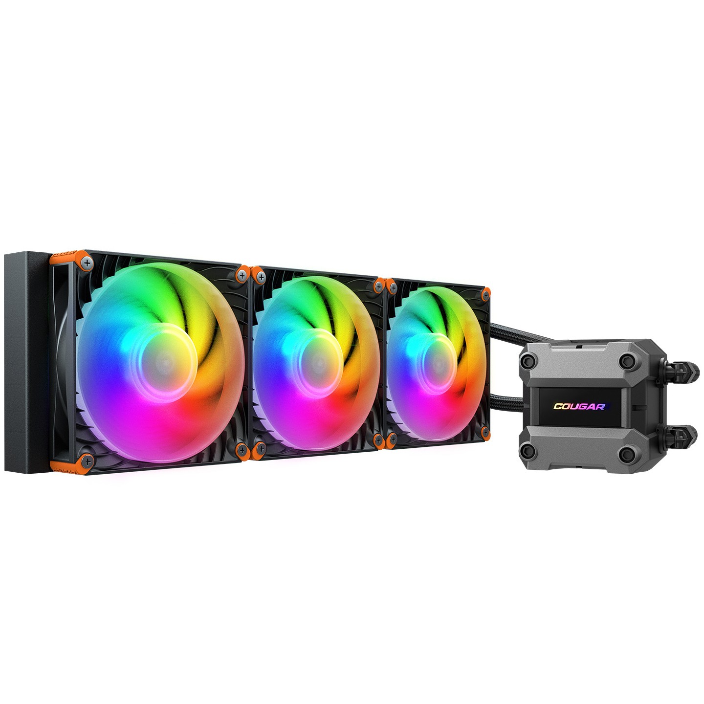 COUGAR CPU Wasserkühlung Poseidon Ultra 360, ARGB, Schwarz