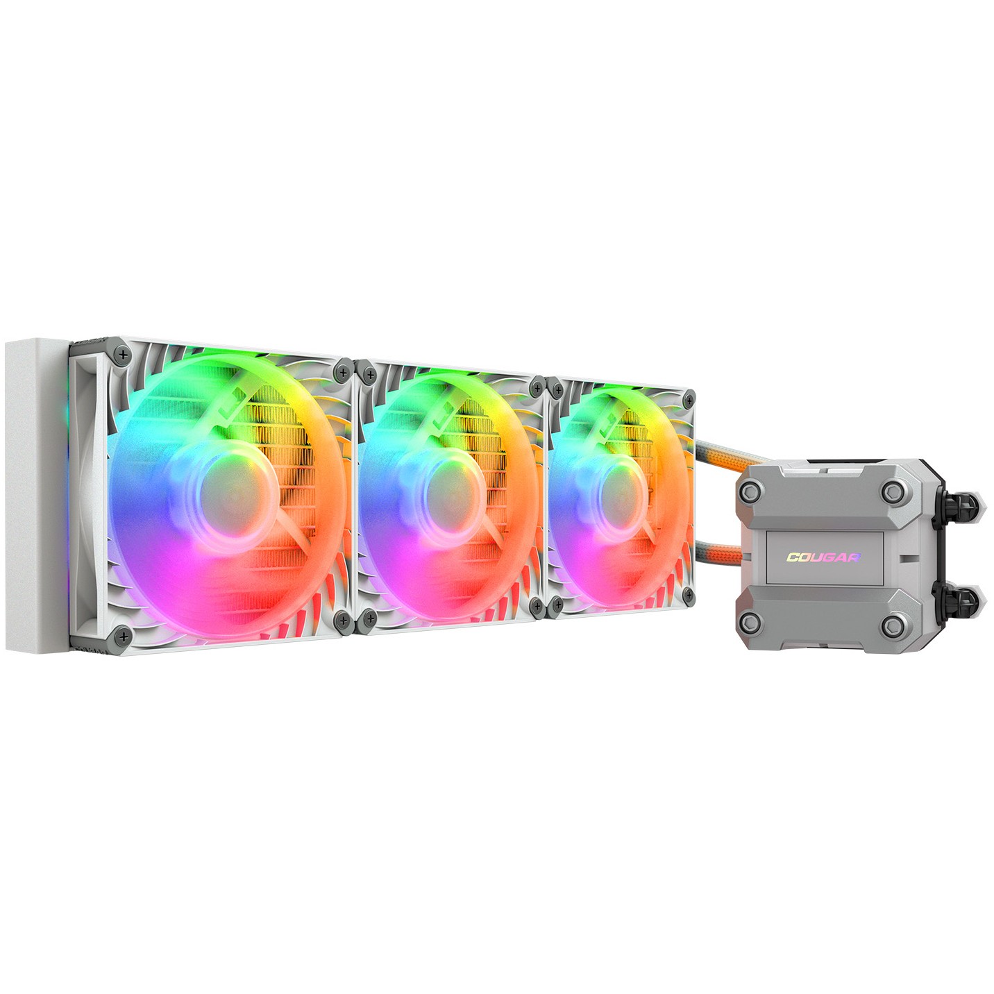 COUGAR CPU Wasserkühlung Poseidon Ultra 360, ARGB, Weiß