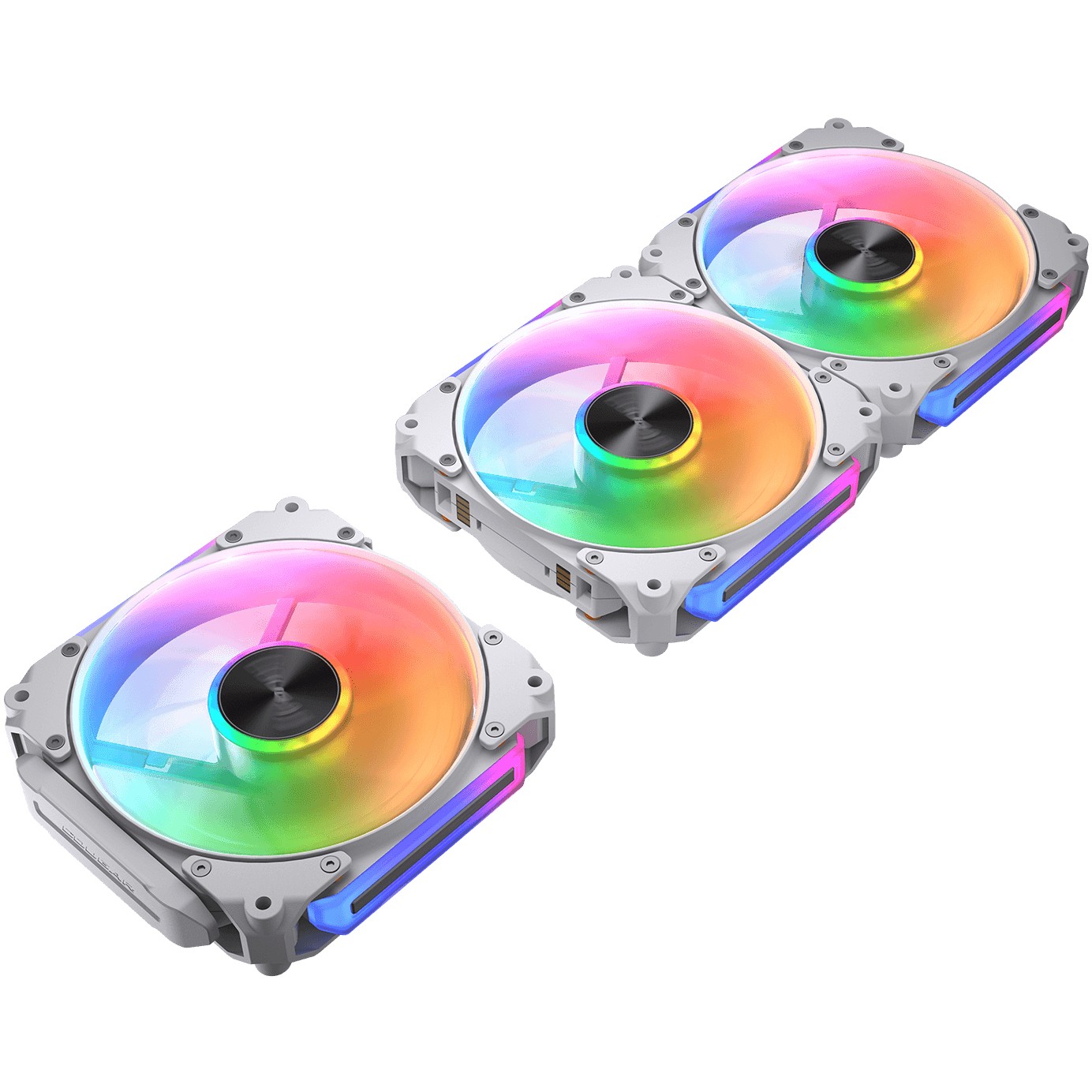 COUGAR Gehäuse Lüfter Apolar 120ARGB,Reverse Blade,Weiß 3er-