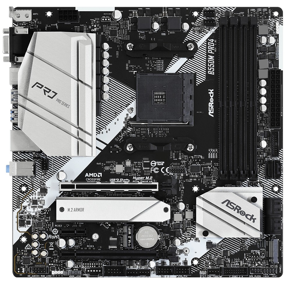ASRock B550M Pro4                AM4 mATX VGA/HDMI      DDR4 retail