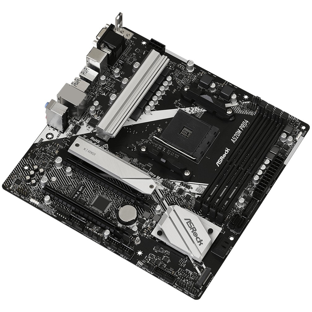 ASRock A520M Pro4                AM4 mATX HDMI/DP/VGA   DDR4