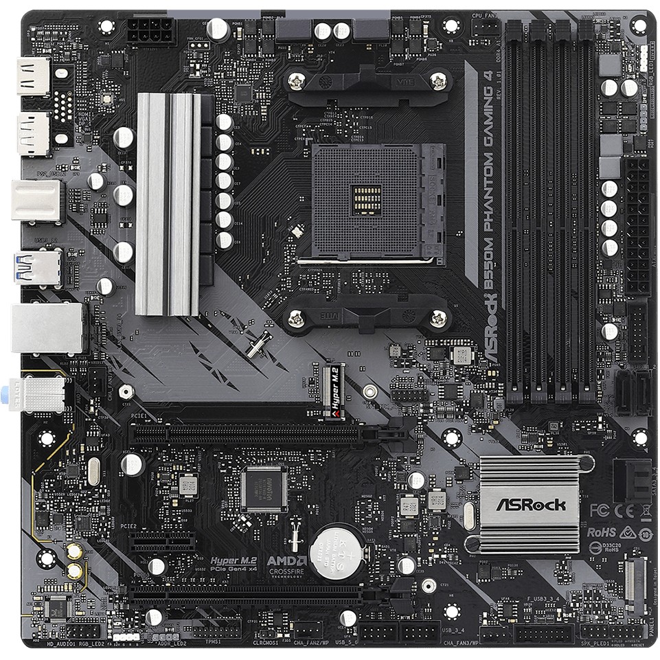 ASRock B550M Phantom Gam. 4      AM4 mATX HDMI/DP       DDR4 retail