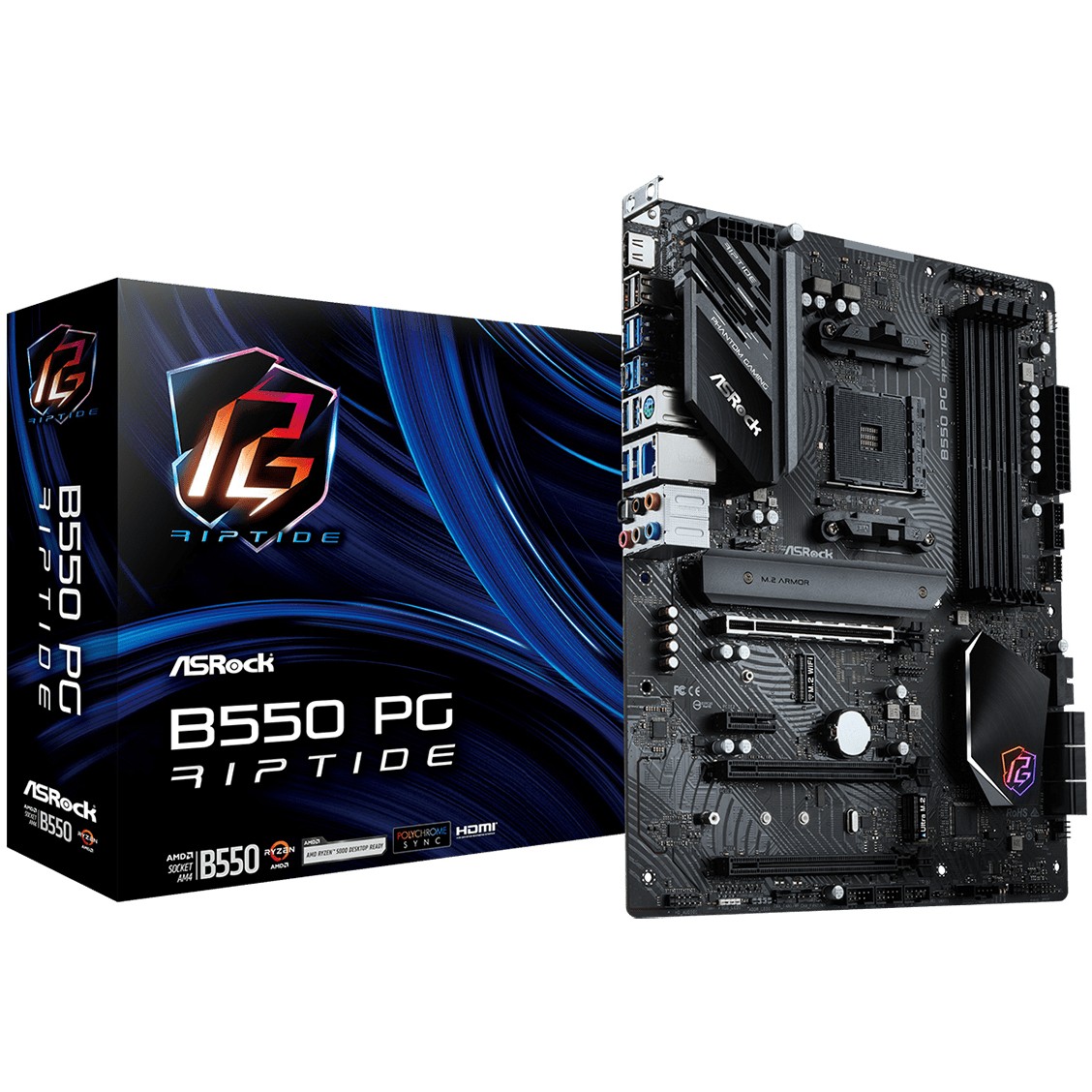 ASRock B550  PG Riptide          AM4 ATX  HDMI          DDR4 retail