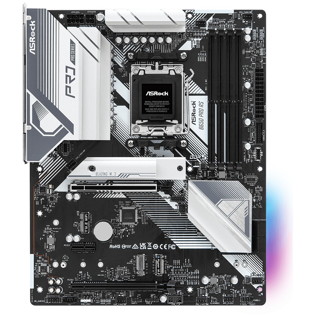 ASRock B650  Pro RS              AM5 ATX  HDMI/DP       DDR5 retail