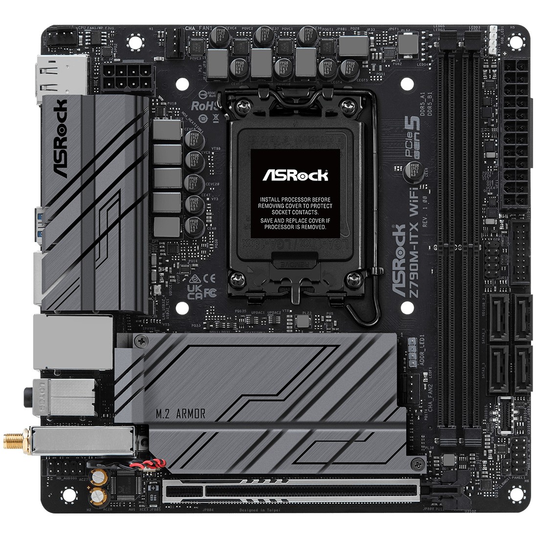 ASRock Z790M-ITX/WiFi           1700 mATX HDMI          DDR5 retail