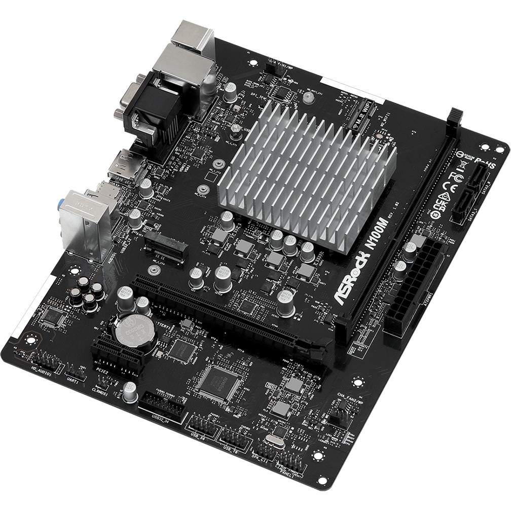 ASRock N100M  Intel N100 CPU(3,4GHz) mATX HDMI/DVI      DDR4 retail