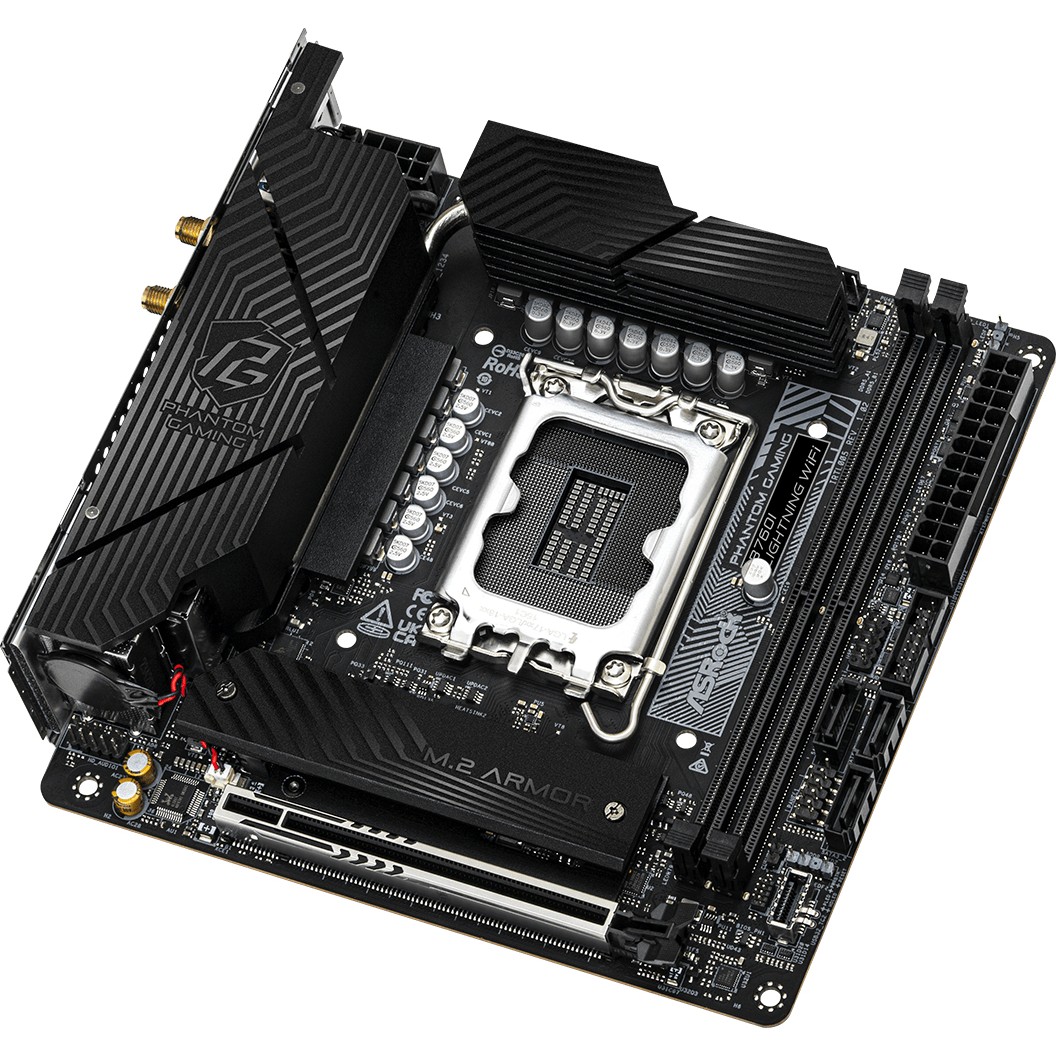 ASRock B760I Lightning WiFi     1700 mATX HDMI/DP       DDR5 retail