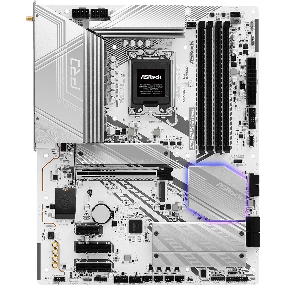 ASRock Z890 Pro RS WiFi White   1851 ATX  HDMI/DP/USB-C DDR5 retail