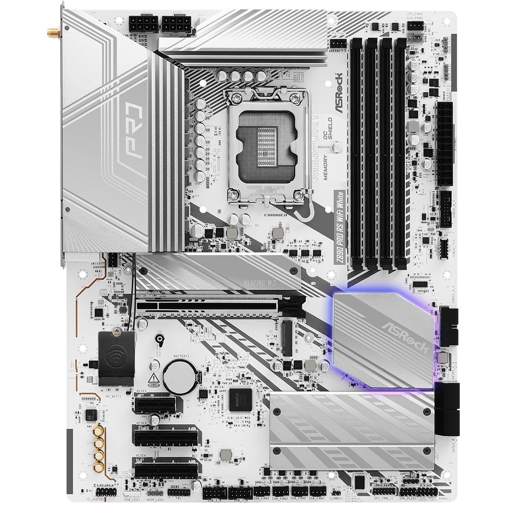 ASRock Z890 Pro RS WiFi White   1851 ATX  HDMI/DP/USB-C DDR5 retail
