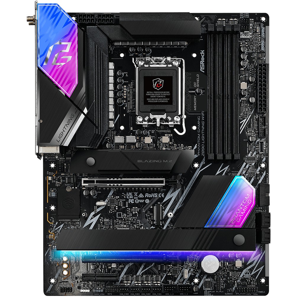 ASRock Z890 Lightning WiFi      1851 ATX  HDMI          DDR5 retail