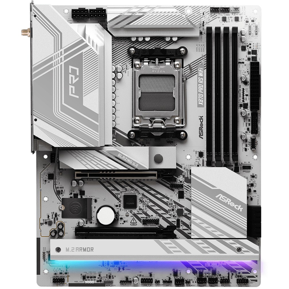 ASRock X870  Pro RS WiFi         AM5 ATX  HDMI/USB-C    DDR5 retail