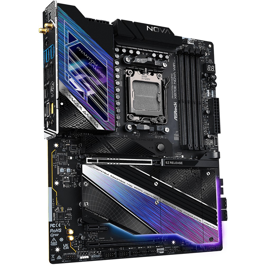 ASRock X870E Nova WiFi           AM5 ATX  HDMI/USB-C    DDR5 retail