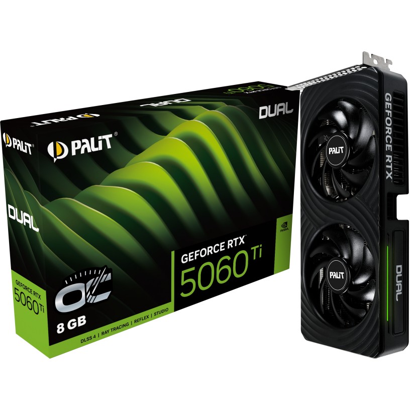 Palit RTX5060 TI DUAL OC           8GB GDDR7 HDMI 3xDP