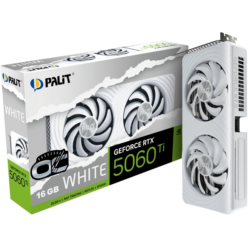 Palit RTX5060 TI White OC         16GB GDDR7 HDMI 3xDP