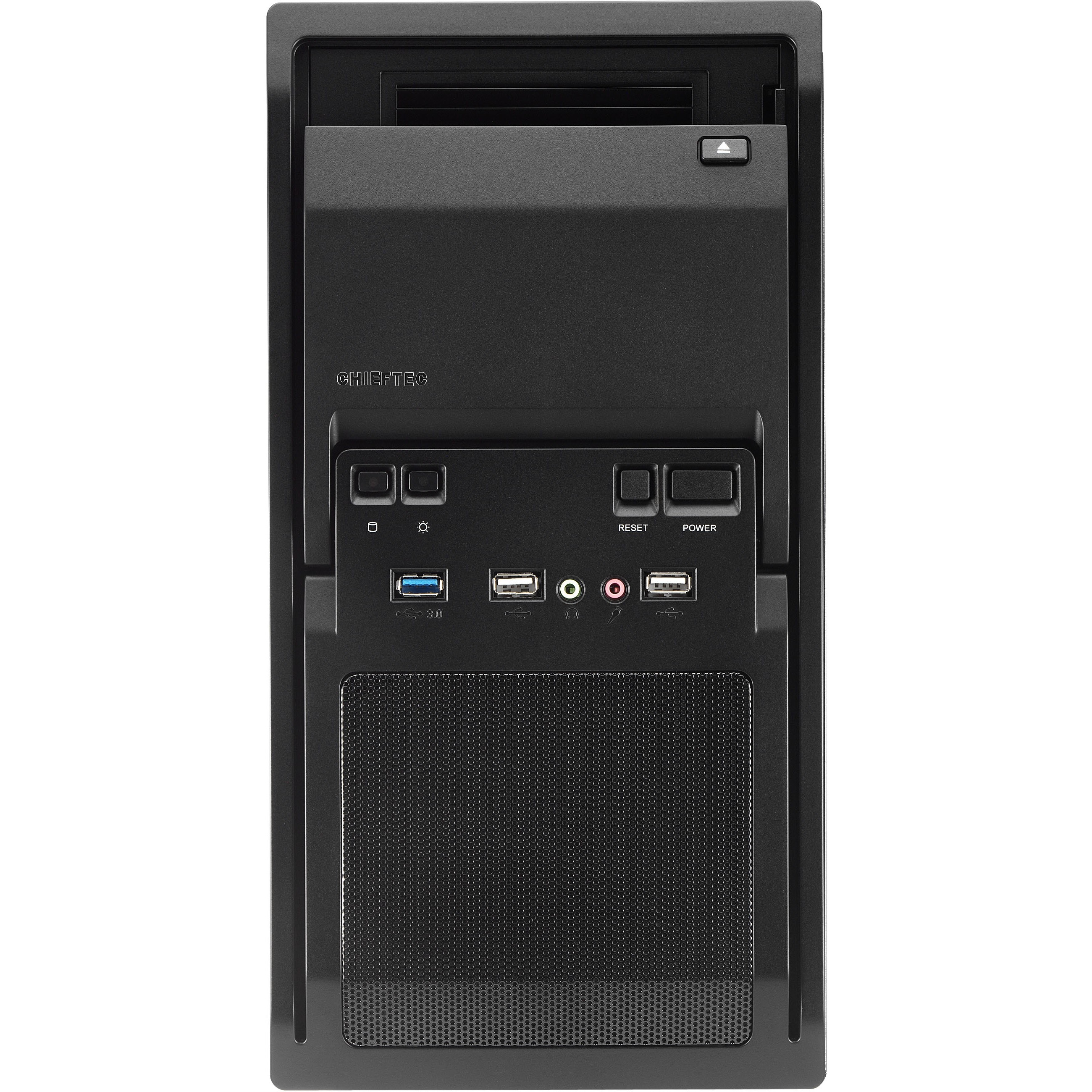 Chieftec LT-01B-350GPB Computer-Gehäuse Mini Tower Schwarz 250 W