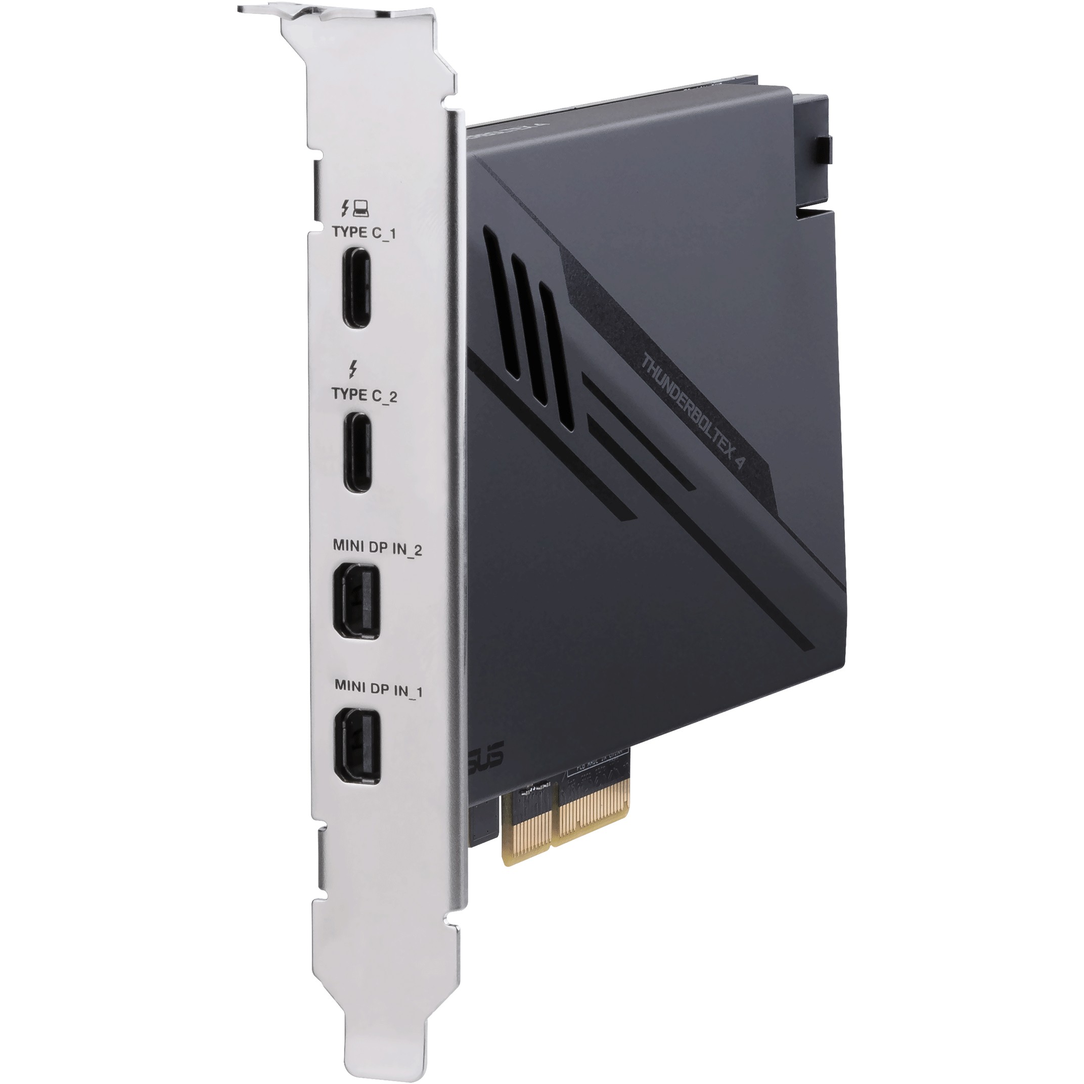 ASUS ThunderboltEX 4 Schnittstellenkarte/Adapter Eingebaut Mini DisplayPort, PCIe, Thunderbolt, USB 2.0, USB 3.2 Gen 2 (3.1 Gen 2)