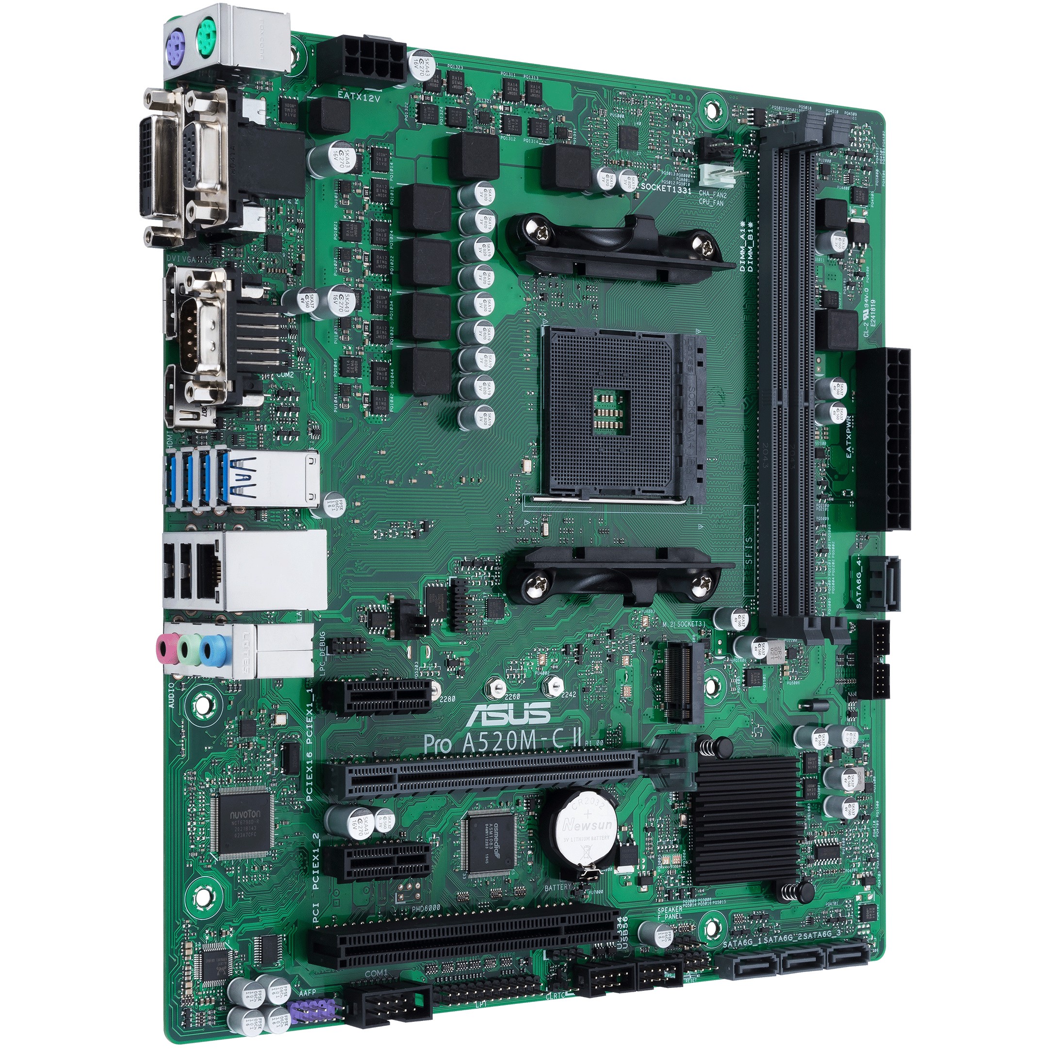 ASUS PRO A520M-C II/CSM AMD A520 Sockel AM4 micro ATX