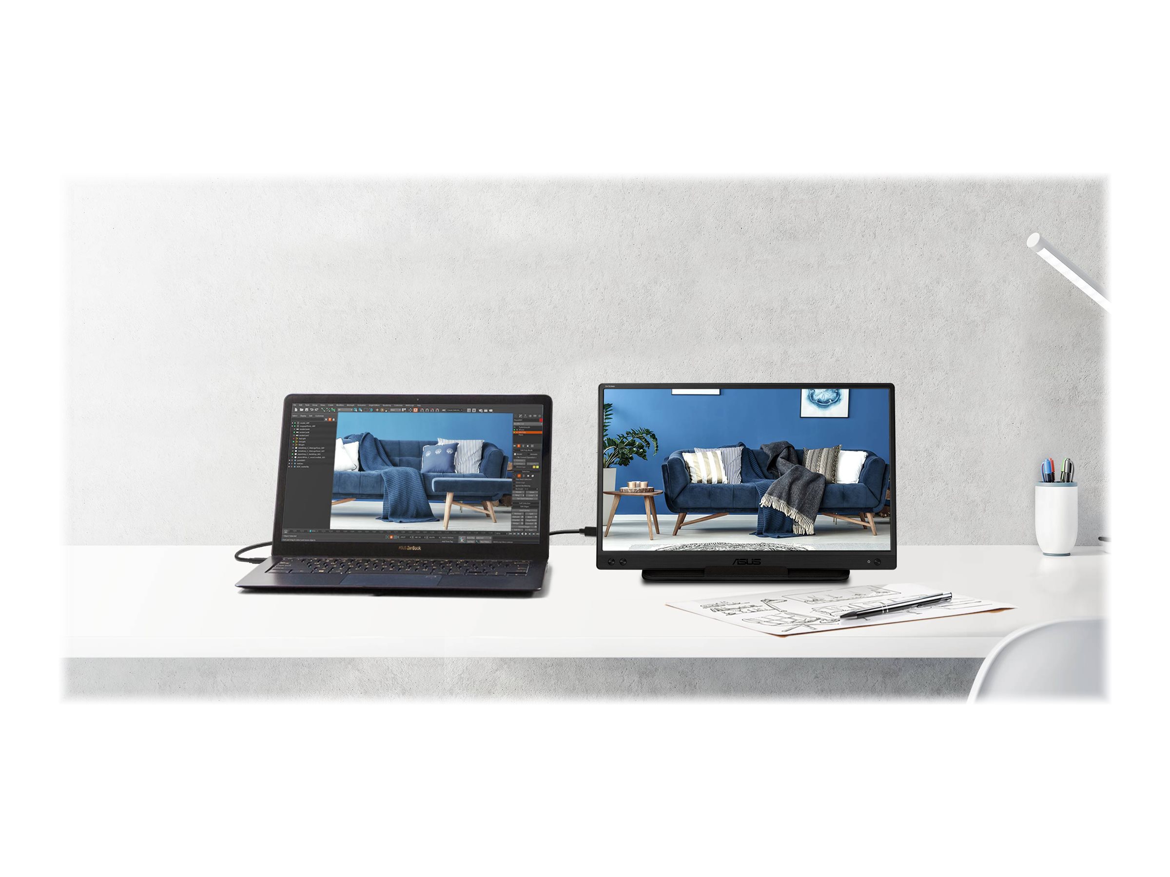 ASUS ZenScreen MB166C 39,62cm IPS FHD