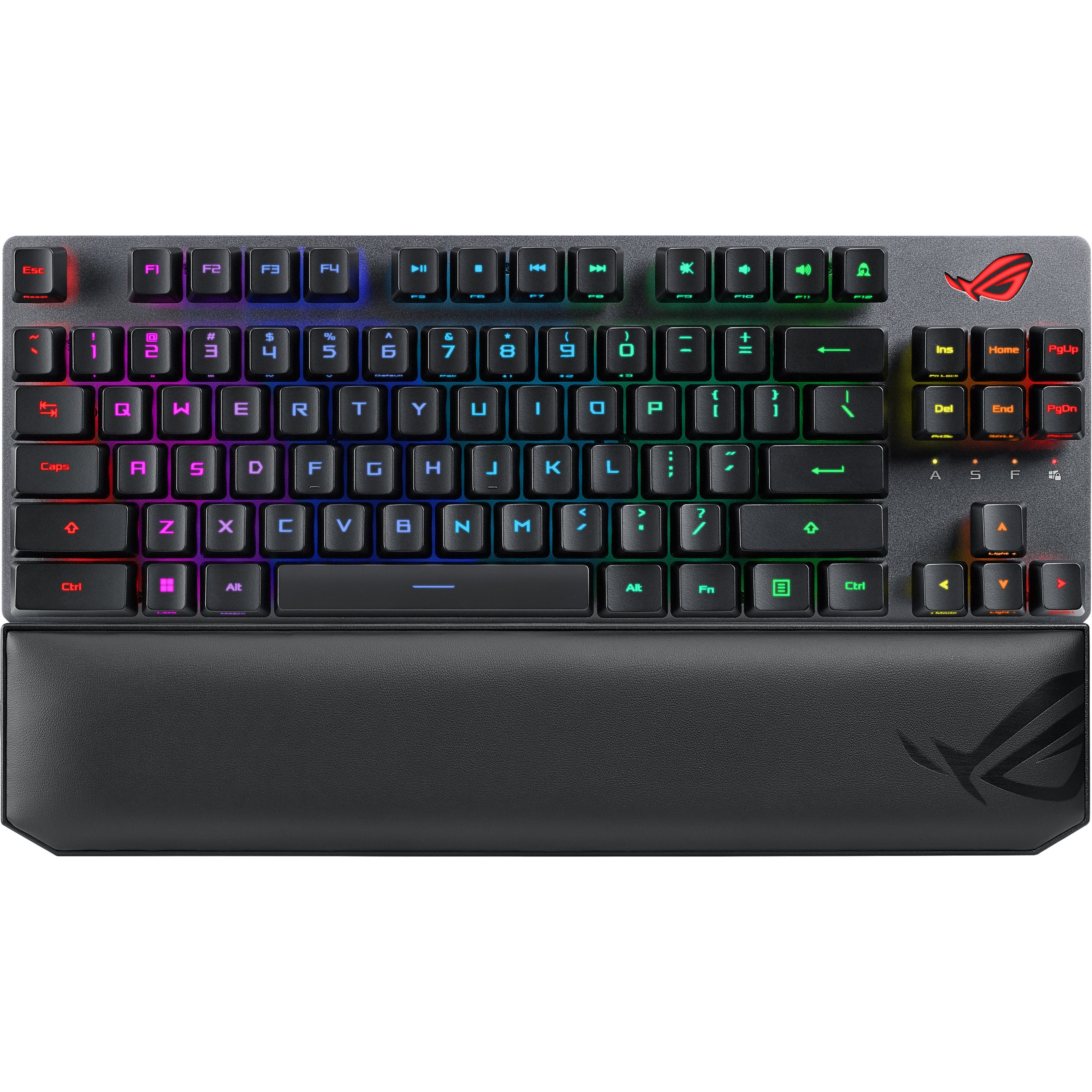 ASUS ROG Strix Scope RX TKL Wireless Deluxe Tastatur Gaming USB + RF Wireless + Bluetooth AZERTY Französisch Schwarz