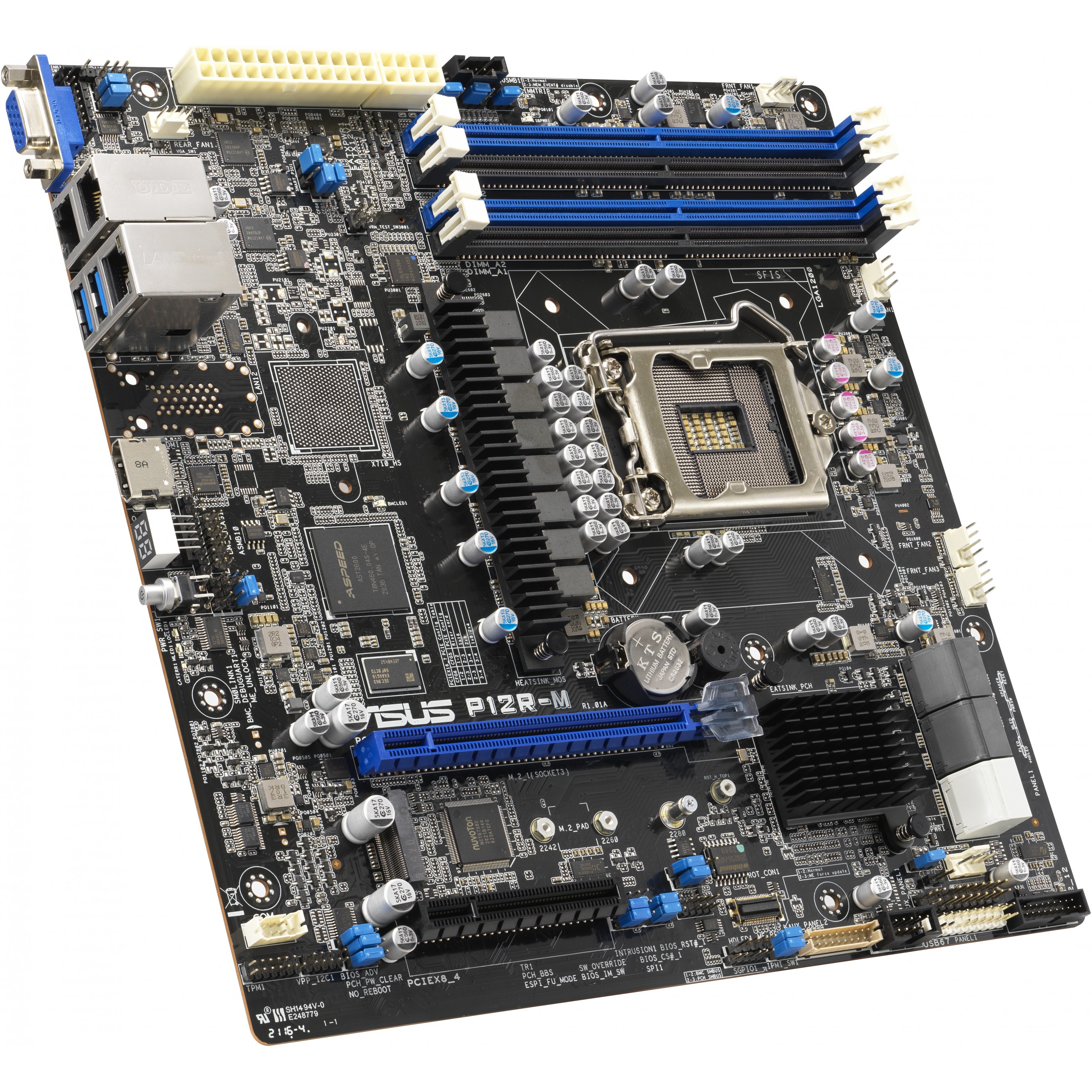 ASUS P12R-M LGA1200 mATX Server MB