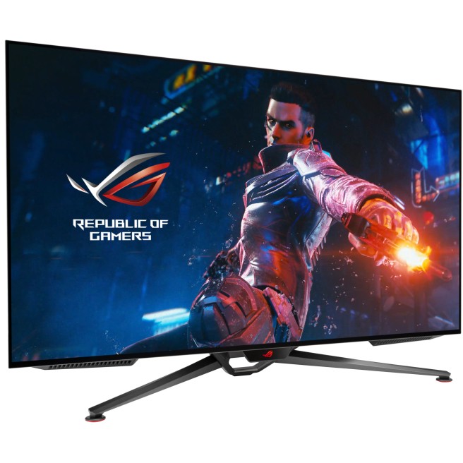 ASUS ROG Swift PG48UQ Computerbildschirm 120,7 cm (47.5) 3840 x 2160 Pixel 4K Ultra HD OLED Schwarz