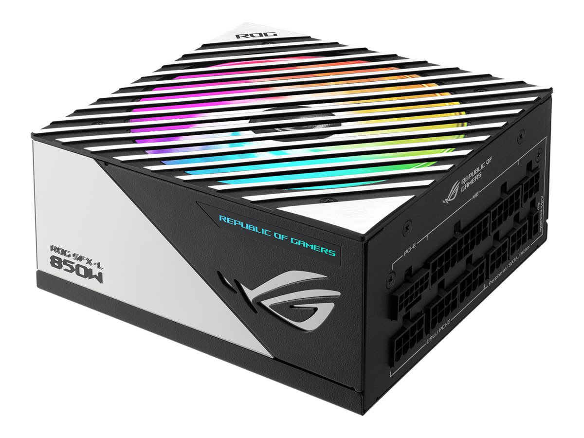 ASUS ROG Loki SFX-L 850W Platinum Netzteil 24-pin ATX Schwarz, Silber