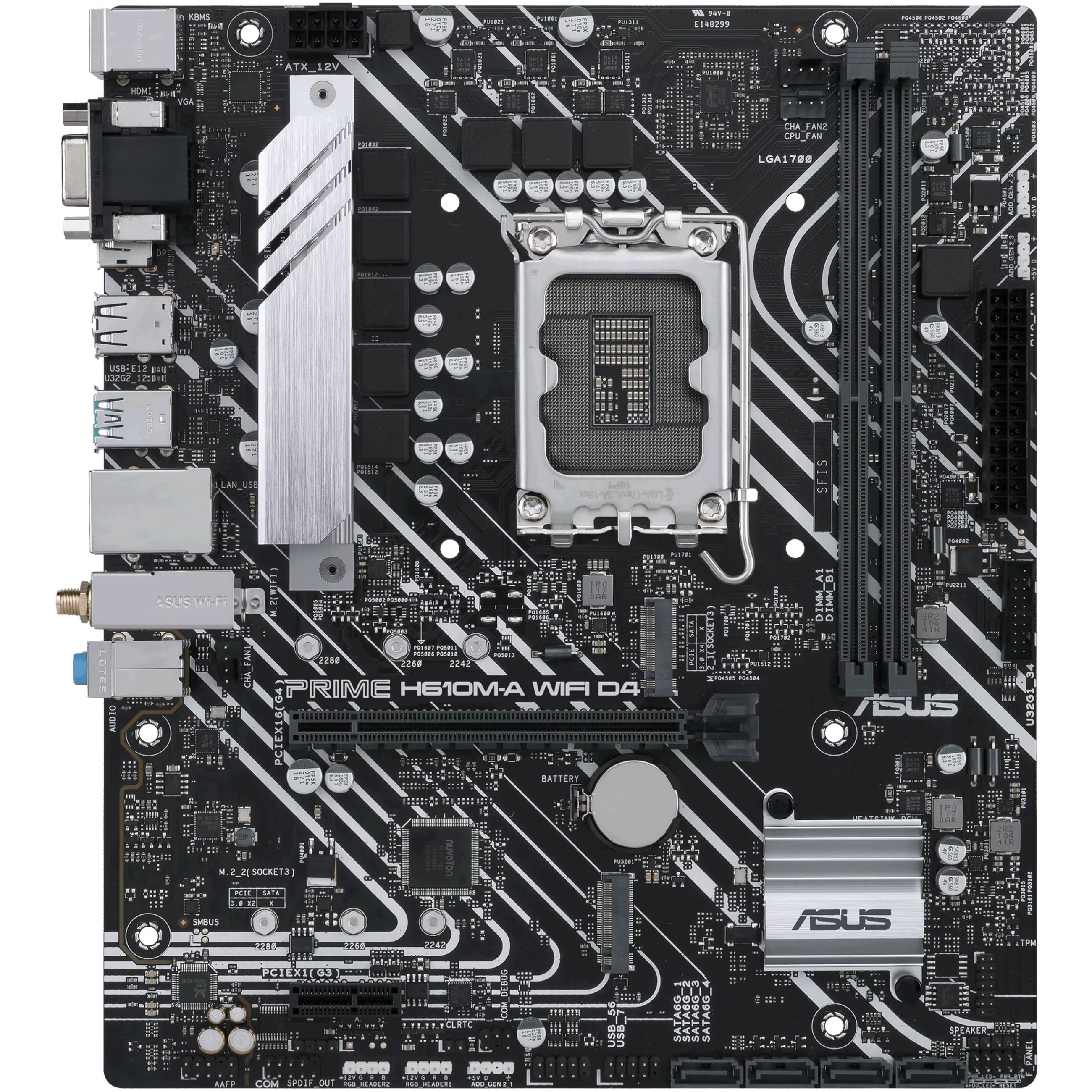ASUS PRIME H610M-A WIFI D4 Intel H610 LGA 1700 micro ATX