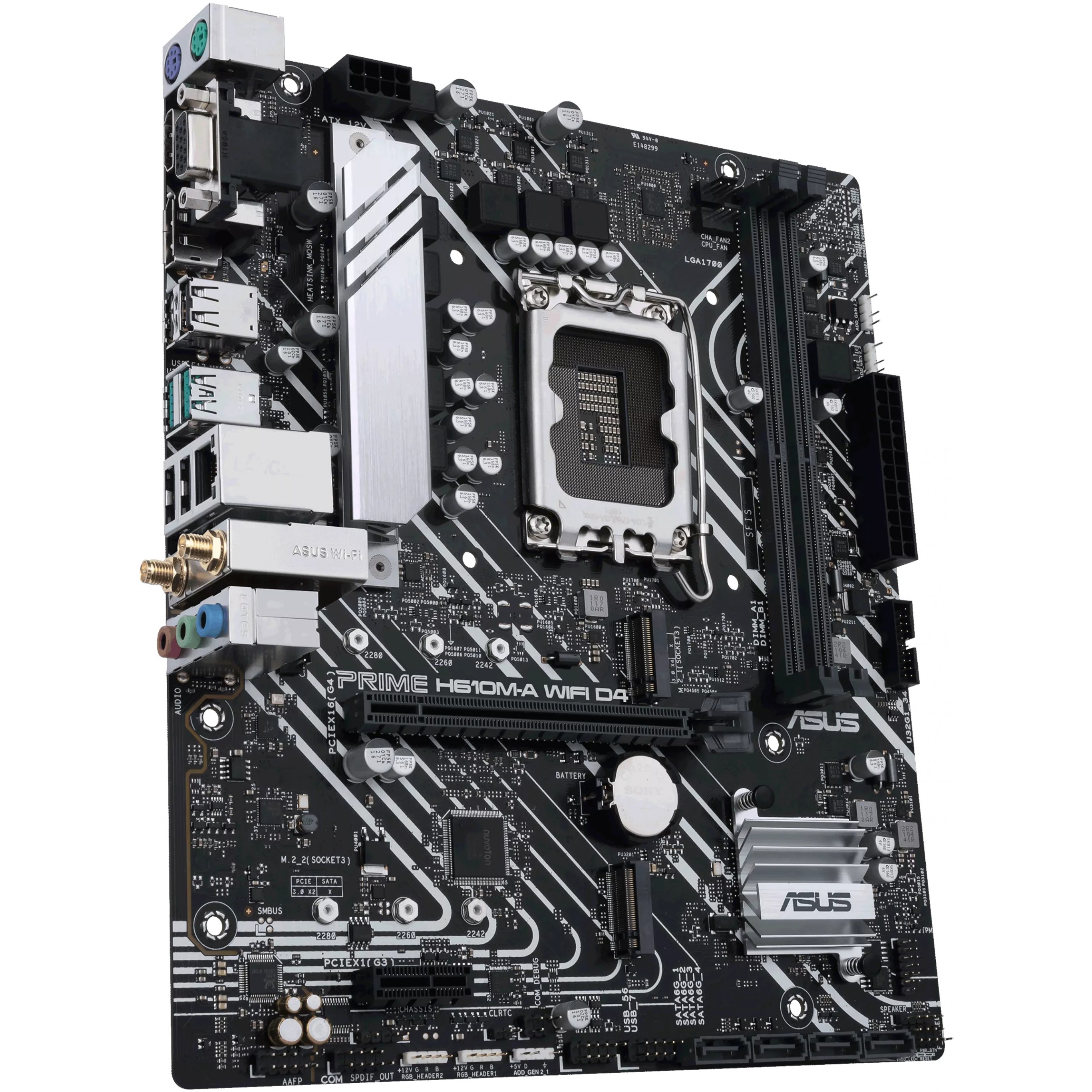 ASUS PRIME H610M-A WIFI D4 Intel H610 LGA 1700 micro ATX