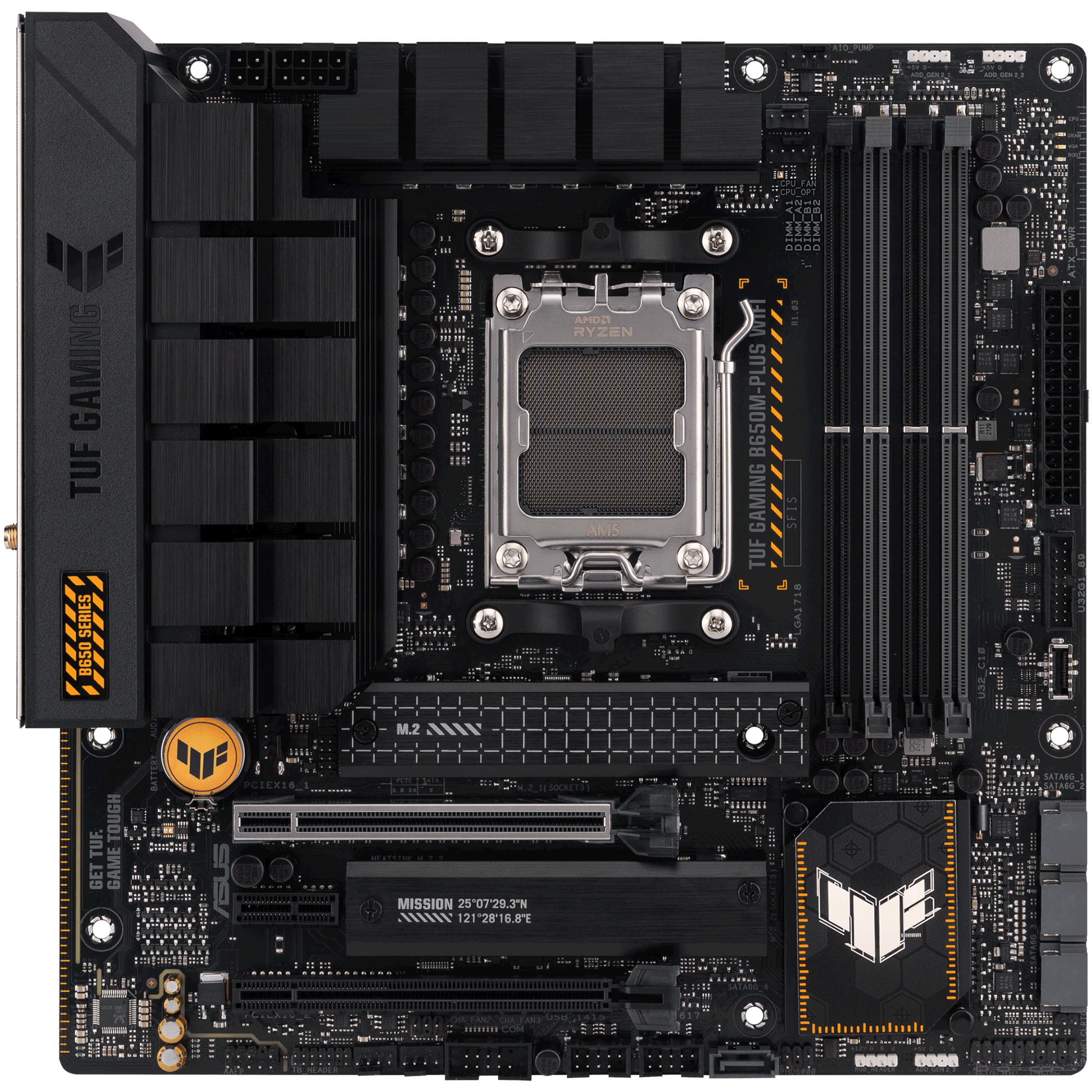 ASUS TUF GAMING B650M-PLUS WIFI AMD B650 Sockel AM5 micro ATX